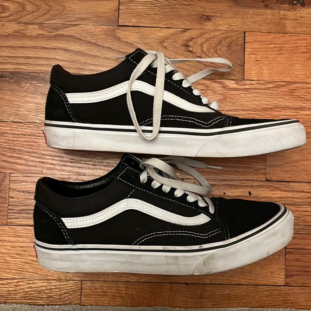 black old skool vans